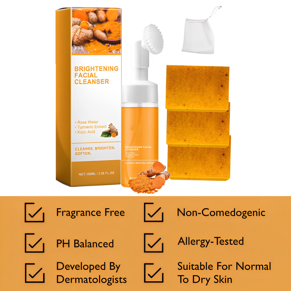 Tumera™️ Turmeric Foaming Cleanser Kit